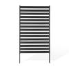 VEVOR Wooden Privacy Screen,36″ W x 73″ H Outdoor Privacy Screen, Freestanding Wood Privacy Panel with Stand,Outdoor Divider for Balcony Patio Lawn Garden(Black)