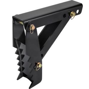 18 inch Backhoe Excavator Thumb Attachments Weld On Adjustable Boom Tractor Excavator 1/2Inch Teeth Thick Steel Plate Assembly 12MM Bolt-On Design(18inch)
