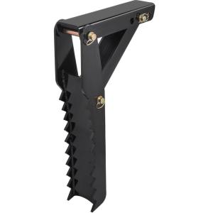 18 inch Backhoe Excavator Thumb Attachments Weld On Adjustable Boom Tractor Excavator 1/2Inch Teeth Thick Steel Plate Assembly 12MM Bolt-On Design(32inch)
