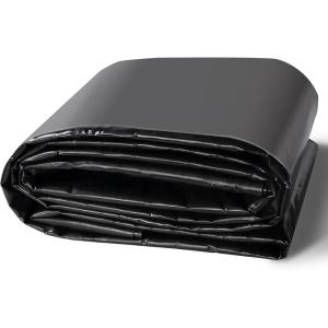 VEVOR 10 x 13 ft Pond Liner, 20 Mil Thickness, Pliable & Durable LLDPE Material, Easy Cutting Underlayment for Fish or Koi,Waterfall, Fountains, Water Gardens, Black(10 x 13 ft)