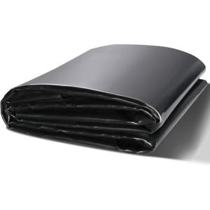 VEVOR 10 x 13 ft Pond Liner, 20 Mil Thickness, Pliable & Durable LLDPE Material, Easy Cutting Underlayment for Fish or Koi,Waterfall, Fountains, Water Gardens, Black(10 x 15 ft)