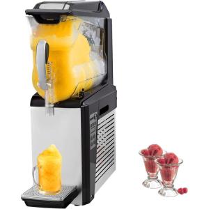 VEVOR Commercial Slushy Machine 10L Slushie Machine Frozen Drink Maker 600W Stainless Steel Margarita Wine Slush Smoothies Maker for Commercial and Home Use