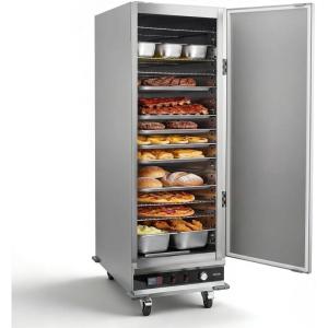 VEVOR Electric Hot Box Food Warmer, 5-Tier Commercial Warming Cabinet with Water Tray, Single-Door and Adjustable Shelves, Stainless Steel Food Warmer Cabinet, for Restaurant, Kitchen, Pizza, Chicken(16 Tier)