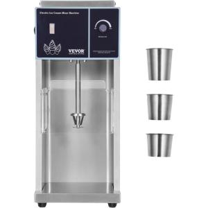 VEVOR Frozen Yogurt Blending Machine 400W, Stepless Speed Adjustment，Yogurt Milkshake Ice Cream Mixing Machine 4200RPM(400W)