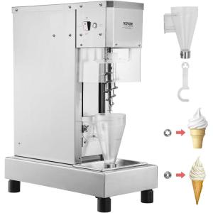 VEVOR Frozen Yogurt Blending Machine 400W, Stepless Speed Adjustment，Yogurt Milkshake Ice Cream Mixing Machine 4200RPM(750W)