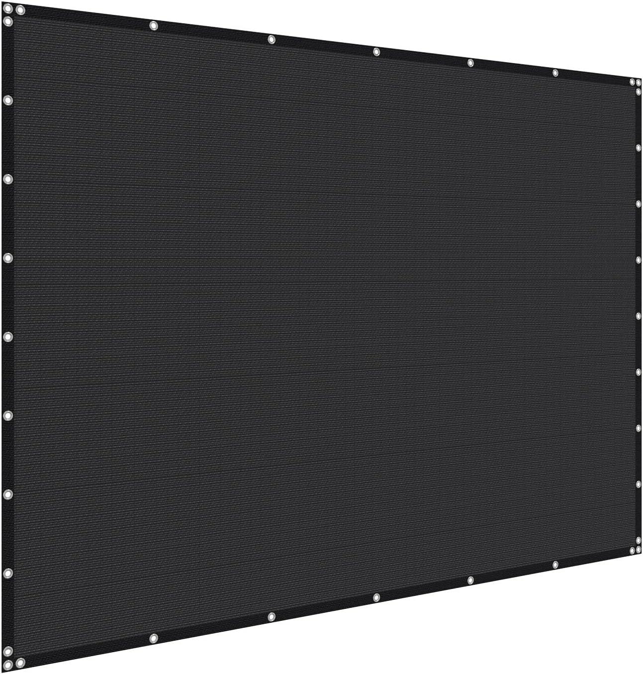 image:imageVEVOR 90 Sun Shade Cloth 8 x 12 ft Pergola Shade Cover with Stainless Steel Grommets Sun Shades Canopy Privacy Screen with 140 GSM HDPE Material for Outdoor Patio Garden and Backyard Black8 x 12 ft Black