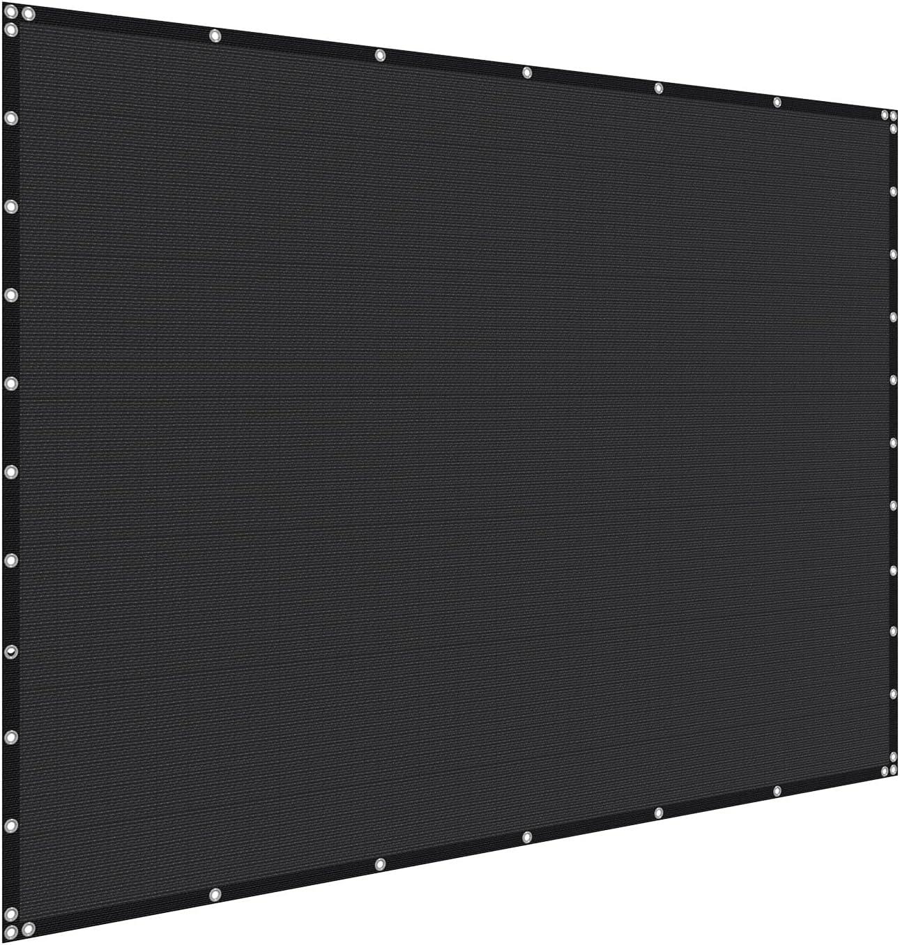 image:imageVEVOR 90 Sun Shade Cloth 8 x 12 ft Pergola Shade Cover with Stainless Steel Grommets Sun Shades Canopy Privacy Screen with 140 GSM HDPE Material for Outdoor Patio Garden and Backyard Black10 x 12 ft Black