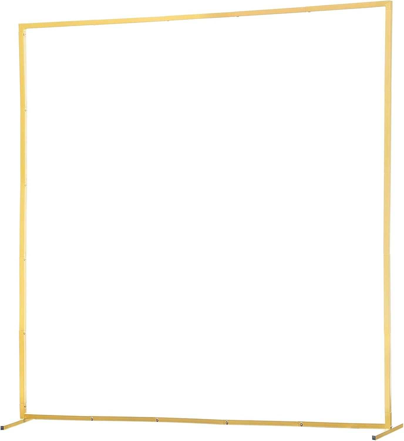 image:imageVEVOR Arch Backdrop Stand 6Ft 5Ft amp 4Ft Set of 3 Balloon Metal Arch Stand for Ceremony Gold Wedding Arch Backdrop Stand Fit for Birthday Party Baby Shower Graduations Holiday66ft