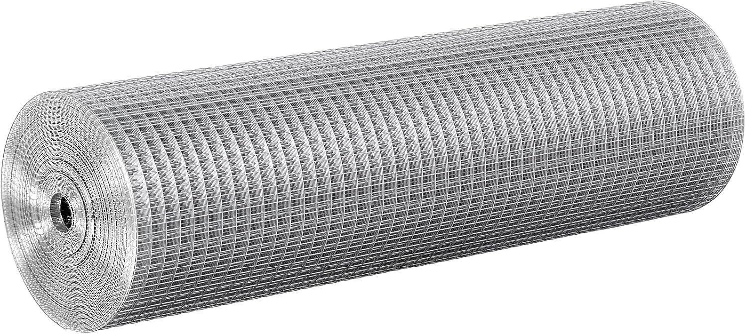 image:imageVEVOR Hardware Cloth 14 inch 48in x 100 ft 23 Gauge Hot Dipped Galvanized Wire Mesh Roll Chicken Wire Fencing Wire Mesh for Rabbit Cages Garden Small Rodents24 x 50