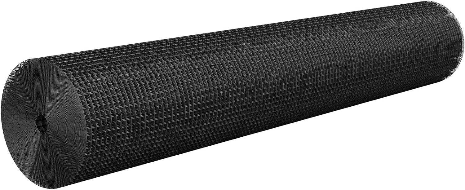 image:imageVEVOR Hardware Cloth 48 x 50 12inch Galvanized Wire Mesh Roll 19 Gauge Chicken Wire Fence Roll Vinyl Coating Metal Wire Mesh for Chicken Coop Barrier Rabbit Snake Fences Poultry Enclosures60in50ft