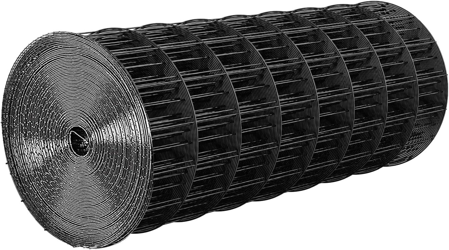 image:imageVEVOR Hardware Cloth 48 x 50 12inch Galvanized Wire Mesh Roll 19 Gauge Chicken Wire Fence Roll Vinyl Coating Metal Wire Mesh for Chicken Coop Barrier Rabbit Snake Fences Poultry Enclosures24in25ft 2in3in