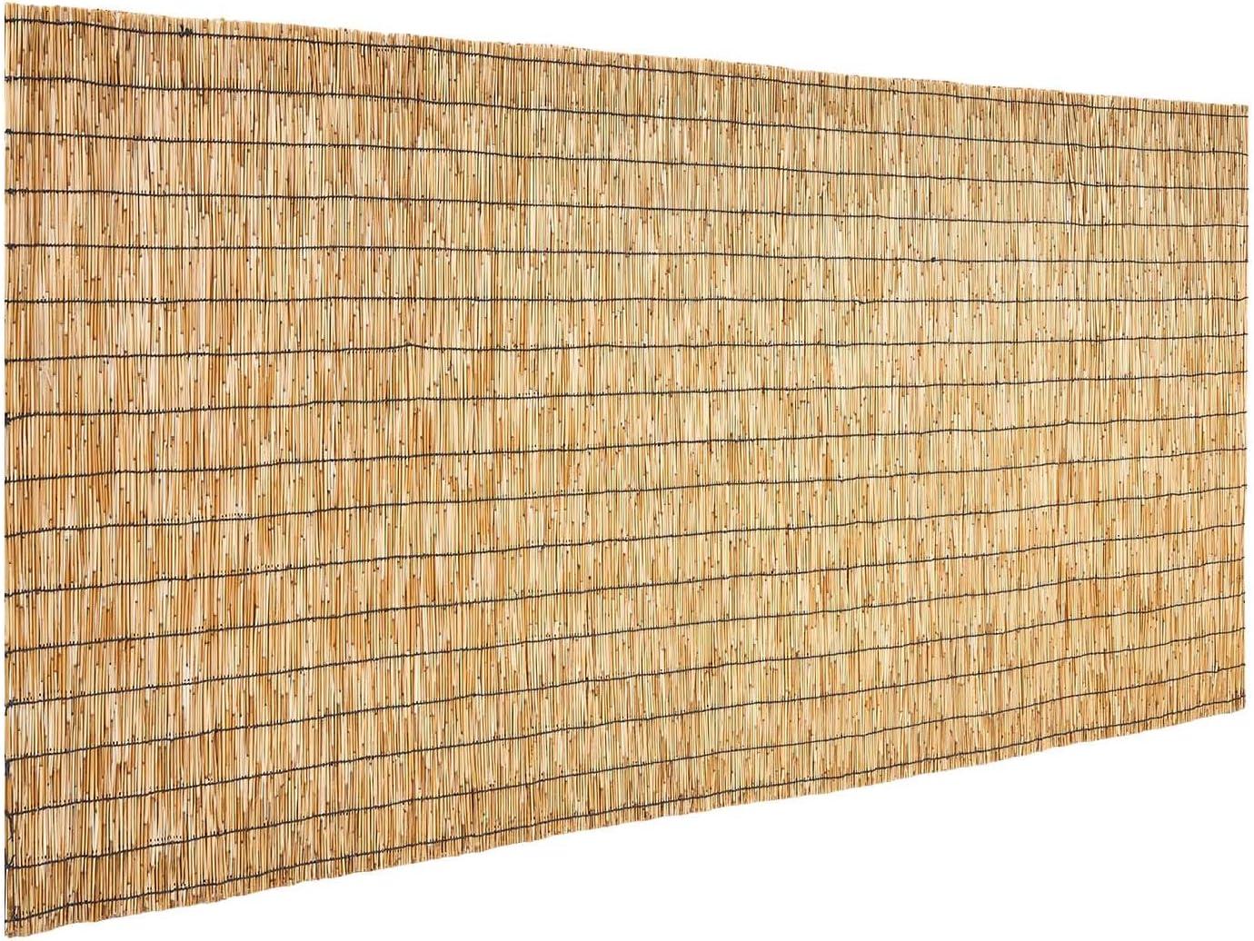 image:imageVEVOR Natural Reed Fencing 558 x 164 ft Decorative Natural Reed Fencing Roll Decorative Fence for Backyard Garden Divider Privacy Screen Panel Curtain for Balcony Patio Garden Backyard OutdoorNatural