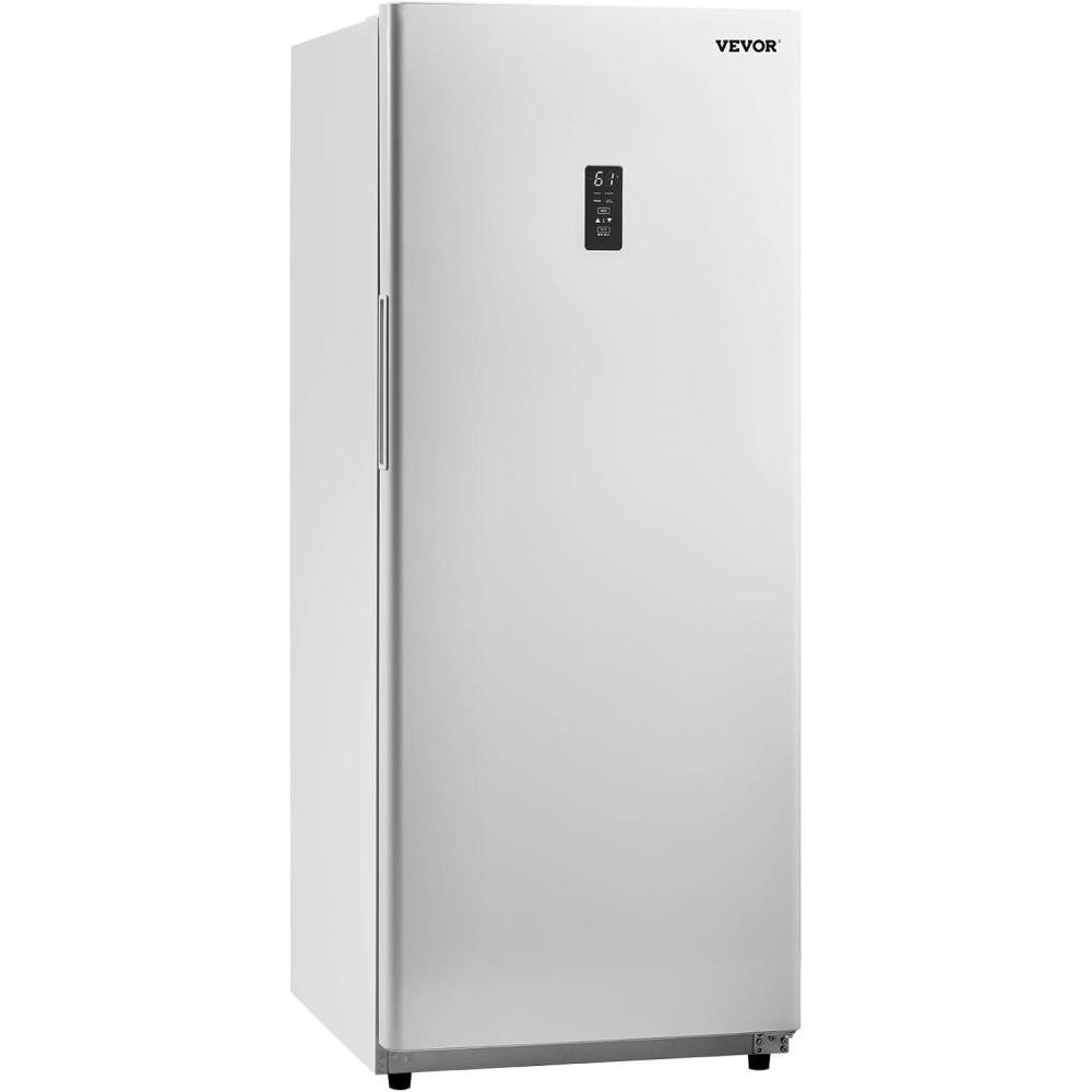 image:imageVEVOR French Door Refrigerator 189 Cu Ft Kitchen Fridge Counter Depth French Refrigerator with LED Display and 4 Casters FrostFree Bottom Freezer Refrigerators for Home amp Commercial Use Black14 Cuft
