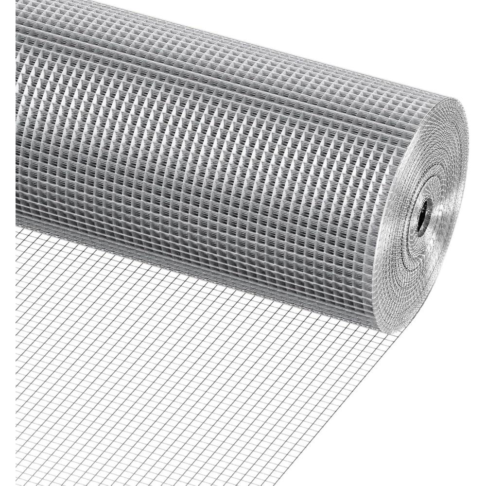 image:imageVEVOR Hardware Cloth 14 inch 48in x 100 ft 23 Gauge Hot Dipped Galvanized Wire Mesh Roll Chicken Wire Fencing Wire Mesh for Rabbit Cages Garden Small Rodents48x100