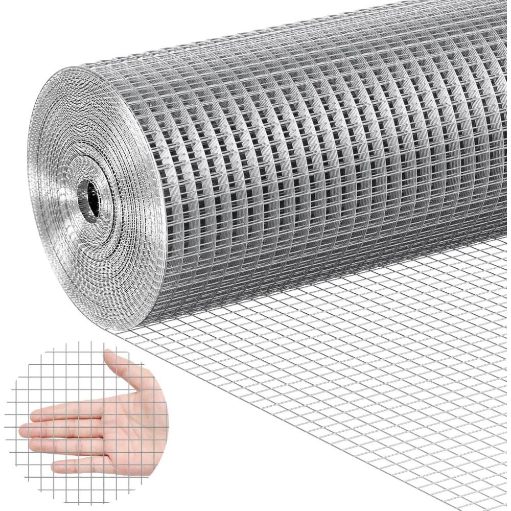 image:imageVEVOR Hardware Cloth 14 inch 48in x 100 ft 23 Gauge Hot Dipped Galvanized Wire Mesh Roll Chicken Wire Fencing Wire Mesh for Rabbit Cages Garden Small Rodents24 x 50