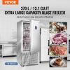 VEVOR 114 L Blast Chiller, 5 Trays Commercial Flash Freezers, <-31~68°F> 4 Modes Chest Shock Frozen, 304 Stainless Steel Flash Freezer, 360° Defrost Blast Chiller with Caster for Seafood, Ice Cream(370L)
