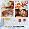 VEVOR Commercial Ice Roll Maker,Stir-Fried Yogurt Cream Machine 220W, Ice Cream Roll Machine with 9.4″ x 11″ Square Pan, Button Defrost Method with Food Shovels Perfect for Bars,Cafes Dessert Shops(220W)