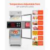 VEVOR Commercial Reach-In Refrigerator 29″ W, 22 Cu.Ft Stainless Steel Upright Refrigerator with Single Glass Door, Auto-Defrost, 4 Adjustable Shelves, 32 to 50℉ Temp Control, ETL Certified(29″W 1 Glass Door-Refrigerator)
