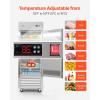 VEVOR Commercial Reach-In Refrigerator 29″ W, 22 Cu.Ft Stainless Steel Upright Refrigerator with Single Glass Door, Auto-Defrost, 4 Adjustable Shelves, 32 to 50℉ Temp Control, ETL Certified(29″W 1 Door-Refrigerator)