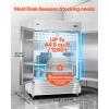 VEVOR Commercial Reach-In Refrigerator 29″ W, 22 Cu.Ft Stainless Steel Upright Refrigerator with Single Glass Door, Auto-Defrost, 4 Adjustable Shelves, 32 to 50℉ Temp Control, ETL Certified(54″W 2 Doors-Freezer)