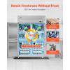 VEVOR Commercial Reach-In Refrigerator 48″ W, 32 Cu.Ft Stainless Steel Upright Refrigerator with 4 Doors, Auto-Defrost, 6 Adjustable Shelves, 32 to 50℉ Temp Control, UL Certified(48″w 32 Cu.ft 4 Doors-refrigerator)