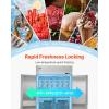 VEVOR Commercial Reach-In Refrigerator 48″ W, 32 Cu.Ft Stainless Steel Upright Refrigerator with 4 Doors, Auto-Defrost, 6 Adjustable Shelves, 32 to 50℉ Temp Control, UL Certified(48″w 33 Cu.ft Double Doors-freezer)