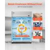 VEVOR Commercial Reach-In Refrigerator 48″ W, 32 Cu.Ft Stainless Steel Upright Refrigerator with 4 Doors, Auto-Defrost, 6 Adjustable Shelves, 32 to 50℉ Temp Control, UL Certified(48″w 33 Cu.ft Double Doors-refrigerator)