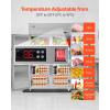 VEVOR Commercial Reach-In Refrigerator 48″ W, 32 Cu.Ft Stainless Steel Upright Refrigerator with 4 Doors, Auto-Defrost, 6 Adjustable Shelves, 32 to 50℉ Temp Control, UL Certified(48″w 32 Cu.ft 4 Doors-refrigerator)