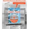 VEVOR Commercial Reach-In Refrigerator 48″ W, 32 Cu.Ft Stainless Steel Upright Refrigerator with 4 Doors, Auto-Defrost, 6 Adjustable Shelves, 32 to 50℉ Temp Control, UL Certified(48″w 32 Cu.ft 4 Doors-refrigerator)