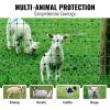 VEVOR Electric Fence Netting, 42″H x 164’L, PE Net Fencing with Posts and Double-Spiked Stakes, Utility Portable Mesh for Goats, Sheep, Lambs, Deer, Hogs, Dogs, for Farms, Backyards and Ranches(42″h X 164’l)