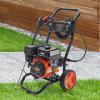 VEVOR Gas Pressure Washer 2900 PSI and 1.85 Max GPM, Upgrade Aluminum Pump with Spray Gun and Wand, 4 Nozzle Set, Gas Powered Pressure Washer for Cars, Fences, Driveways, Homes, Patios, Furniture(3600 PSI)