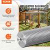 VEVOR Hardware Cloth, 1/4 inch 48in x 100 ft 23 Gauge, Hot Dipped Galvanized Wire Mesh Roll, Chicken Wire Fencing, Wire Mesh for Rabbit Cages, Garden, Small Rodents(24” x 25′)