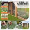 VEVOR Hardware Cloth, 1/4 inch 48in x 100 ft 23 Gauge, Hot Dipped Galvanized Wire Mesh Roll, Chicken Wire Fencing, Wire Mesh for Rabbit Cages, Garden, Small Rodents(48” x 100′)