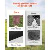 VEVOR Hardware Cloth, 48” x 50′ 1/2inch Galvanized Wire Mesh Roll, 19 Gauge Chicken Wire Fence Roll, Vinyl Coating Metal Wire Mesh for Chicken Coop Barrier, Rabbit Snake Fences, Poultry Enclosures(60in*100ft)