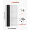VEVOR Hardware Cloth, 48” x 50′ 1/2inch Galvanized Wire Mesh Roll, 19 Gauge Chicken Wire Fence Roll, Vinyl Coating Metal Wire Mesh for Chicken Coop Barrier, Rabbit Snake Fences, Poultry Enclosures(60in*50ft)
