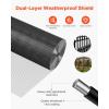 VEVOR Hardware Cloth, 48” x 50′ 1/2inch Galvanized Wire Mesh Roll, 19 Gauge Chicken Wire Fence Roll, Vinyl Coating Metal Wire Mesh for Chicken Coop Barrier, Rabbit Snake Fences, Poultry Enclosures(24in*50ft)