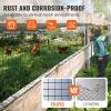 VEVOR Hardware Cloth, 48” x 50′ 1/2inch Galvanized Wire Mesh Roll, 19 Gauge Chicken Wire Fence Roll, Vinyl Coating Metal Wire Mesh for Chicken Coop Barrier, Rabbit Snake Fences, Poultry Enclosures(1/2inch 36” x 50′)
