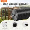 VEVOR Hardware Cloth, 48” x 50′ 1/2inch Galvanized Wire Mesh Roll, 19 Gauge Chicken Wire Fence Roll, Vinyl Coating Metal Wire Mesh for Chicken Coop Barrier, Rabbit Snake Fences, Poultry Enclosures(1/2inch 24” X 100′)