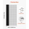 VEVOR Hardware Cloth, 48” x 50′ 1/2inch Galvanized Wire Mesh Roll, 19 Gauge Chicken Wire Fence Roll, Vinyl Coating Metal Wire Mesh for Chicken Coop Barrier, Rabbit Snake Fences, Poultry Enclosures(72in*100ft)