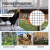 VEVOR Hardware Cloth, 48” x 50′ 1/2inch Galvanized Wire Mesh Roll, 19 Gauge Chicken Wire Fence Roll, Vinyl Coating Metal Wire Mesh for Chicken Coop Barrier, Rabbit Snake Fences, Poultry Enclosures(1/2inch 48” X 100′)