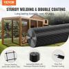 VEVOR Hardware Cloth, 48” x 50′ 1/2inch Galvanized Wire Mesh Roll, 19 Gauge Chicken Wire Fence Roll, Vinyl Coating Metal Wire Mesh for Chicken Coop Barrier, Rabbit Snake Fences, Poultry Enclosures(1/2inch 48” x 50′)