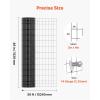 VEVOR Hardware Cloth, 48” x 50′ 1/2inch Galvanized Wire Mesh Roll, 19 Gauge Chicken Wire Fence Roll, Vinyl Coating Metal Wire Mesh for Chicken Coop Barrier, Rabbit Snake Fences, Poultry Enclosures(48in*50ft 2in*4in)