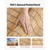 VEVOR Natural Reed Fencing, 5.58 x 16.4 ft, Decorative Natural Reed Fencing Roll, Decorative Fence for Backyard Garden Divider, Privacy Screen Panel Curtain for Balcony Patio Garden Backyard Outdoor(Natural)