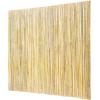 VEVOR Natural Rolled Bamboo Fence, Eco-Friendly Privacy Screen – 6 ft H x 8 ft L x 0.75 in D, Decorative for Garden, Backyard, Balcony, Patio, Pool Side(Rolled Fence)