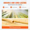 VEVOR Natural Rolled Bamboo Fence, Eco-Friendly Privacy Screen – 6 ft H x 8 ft L x 0.75 in D, Decorative for Garden, Backyard, Balcony, Patio, Pool Side(Rolled Fence)