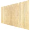VEVOR Natural Rolled Bamboo Fence, Eco-Friendly Privacy Screen – 6 ft H x 8 ft L x 0.75 in D, Decorative for Garden, Backyard, Balcony, Patio, Pool Side(Slat Fence)