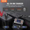 VEVOR Smart Battery Charger, 2A x 4, LiFePO4 Lead-Acid (AGM/Gel/SLA) Car Battery Charger, Fully-Automatic Charger Maintainer Desulfator for Boat Motorcycle Lawn Mower Golf Cart Marine Deep Cycle(35-amp)