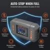VEVOR Smart Battery Charger, 2A x 4, LiFePO4 Lead-Acid (AGM/Gel/SLA) Car Battery Charger, Fully-Automatic Charger Maintainer Desulfator for Boat Motorcycle Lawn Mower Golf Cart Marine Deep Cycle(35-amp)