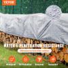 VEVOR Tarp 20×40 ft 16 Mil Extra Thick, Waterproof Poly Plastic Tarps Cover, Multi-Purpose Outdoor Tarpaulin with Grommets & Reinforced Edges for Truck, RV, Boat, Camping (Brown)(Silver & Brown)