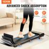 VEVOR Walking Pad with Handle Bar, Under Desk Treadmill for Home Office, 2.5HP Walking Jogging Running Machine, Speed 6.2-7.6MPH Folding Treadmill, with Remote Control and LED Display(Red)